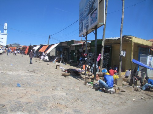 Shops in suburban Addis Ababa
