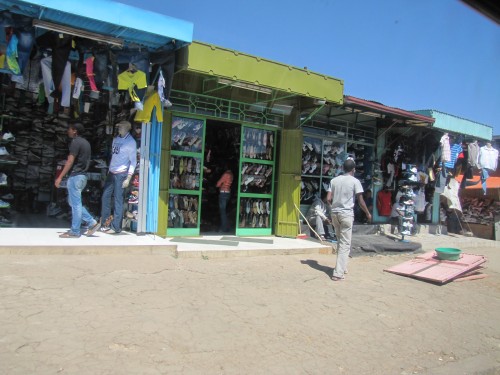 Shops in suburban Addis Ababa